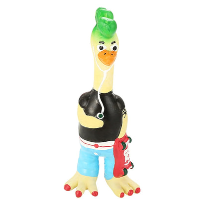 Pet Toy,Funny Latex Chicken Squeeze Screaming Squeaky Dog Chew Playing Toy Pet Supplies